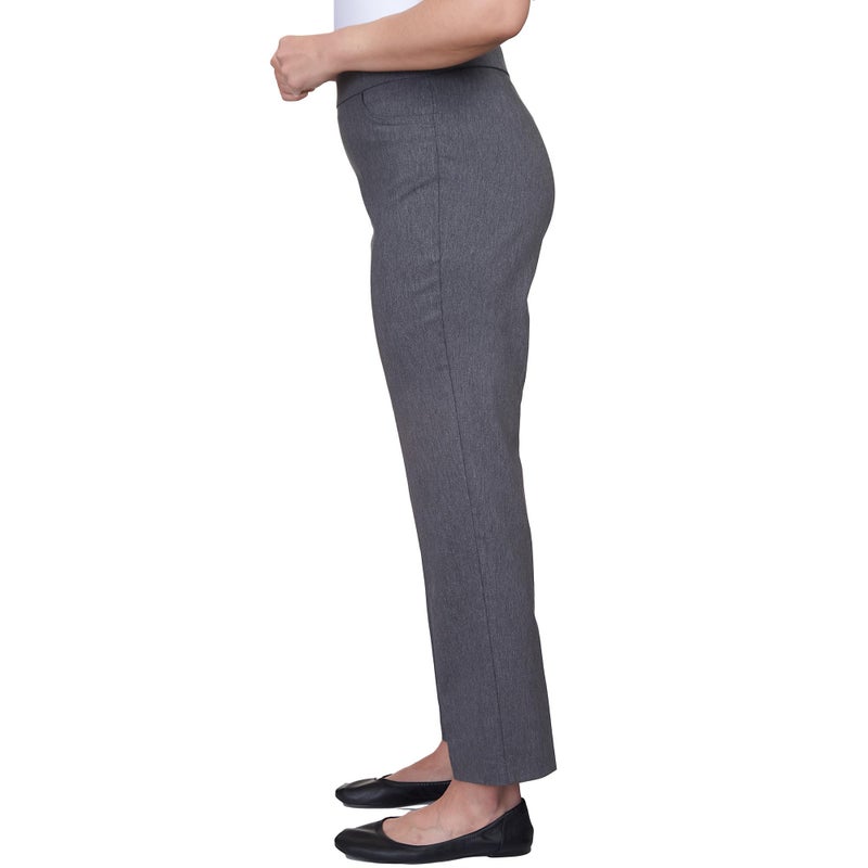 Alfred Dunner Allure Slimming Missy Stretch Pants - Modern Fit, Grey, 18 - Image 4